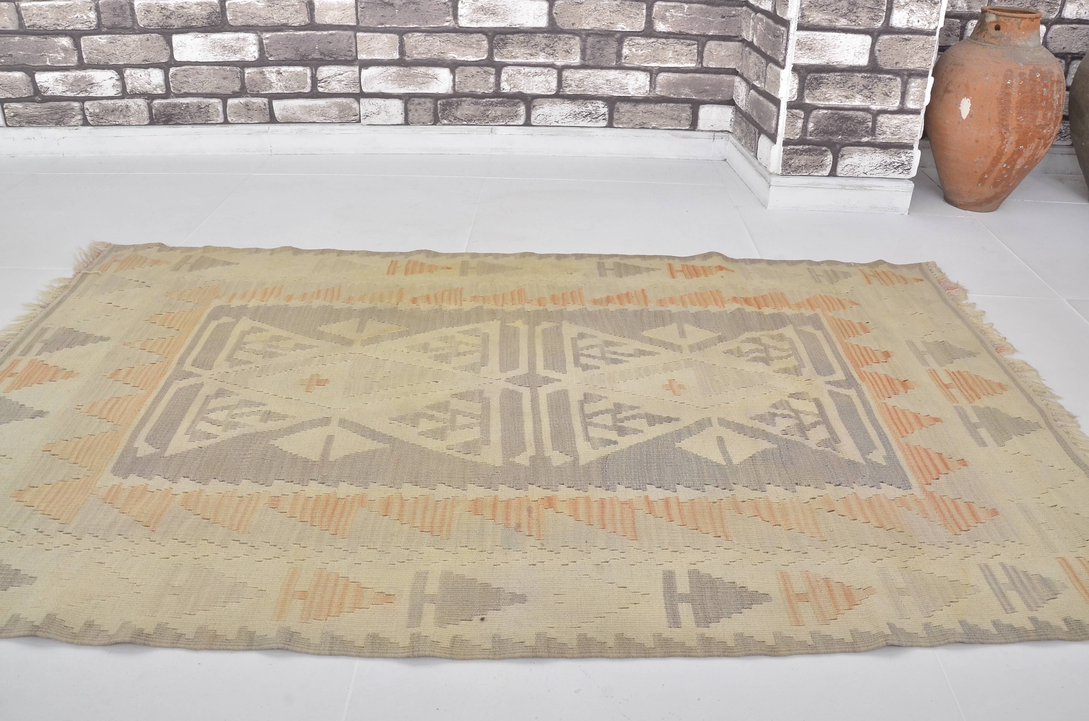 Vintage Anatolian Turkish Kilim Rug  sku 1705