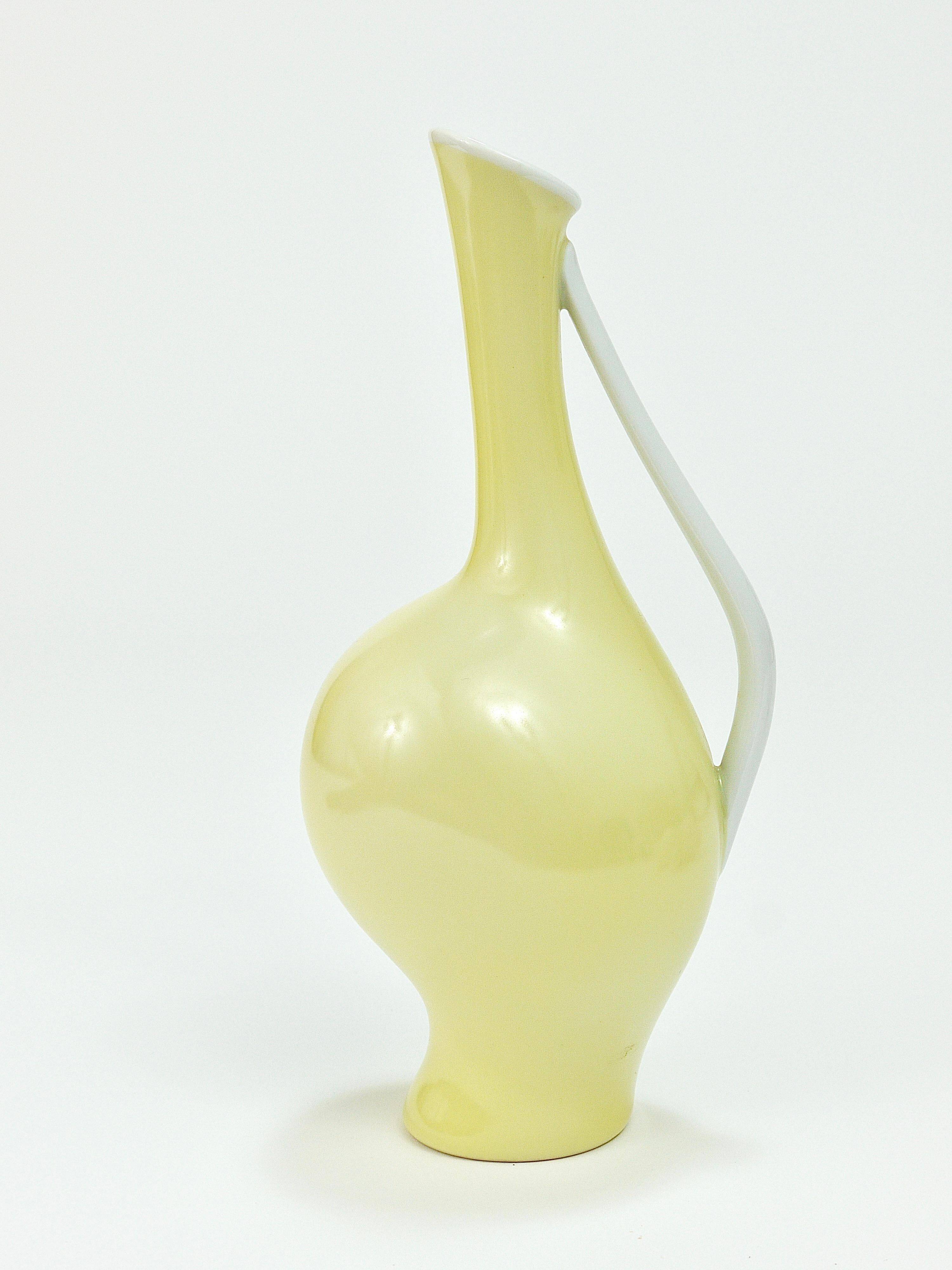3 vases en porcelaine pastel "Luise" du milieu du siècle, Fritz Heidenreich, allemand