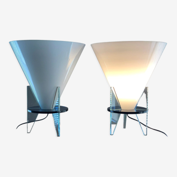 Pair of lamps model Otéro by Rodolfo Dordoni for Fontana Arte, 1986