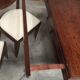 Ensemble table et 6 chaises art déco