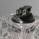 Briquet en verre en forme de cube de glace, années 1970