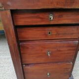 19th century rosewood desk and marquetry decorations