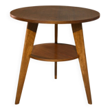1960s oak pedestal table