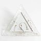 Post Modern Murano glass triangle ceiling lamp by Sylcom, Italy, 1985