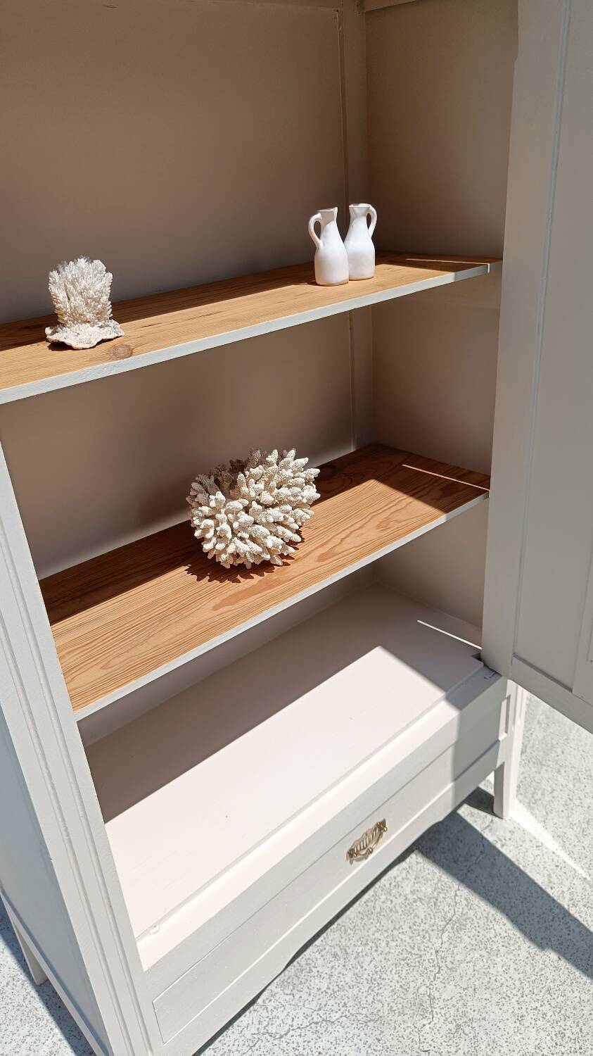 White art deco Parisian wardrobe