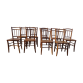 Lot de 9 chaises bistrot Luterma