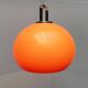 Suspended lamp Zurich Italian from the space age mid-century by Luigi Massoni for Guzzini.