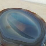 Blue agate ashtray