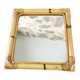 Miroir en bambou et rotin