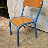 Child chair. Kindergarten chair. School chair. 1960.