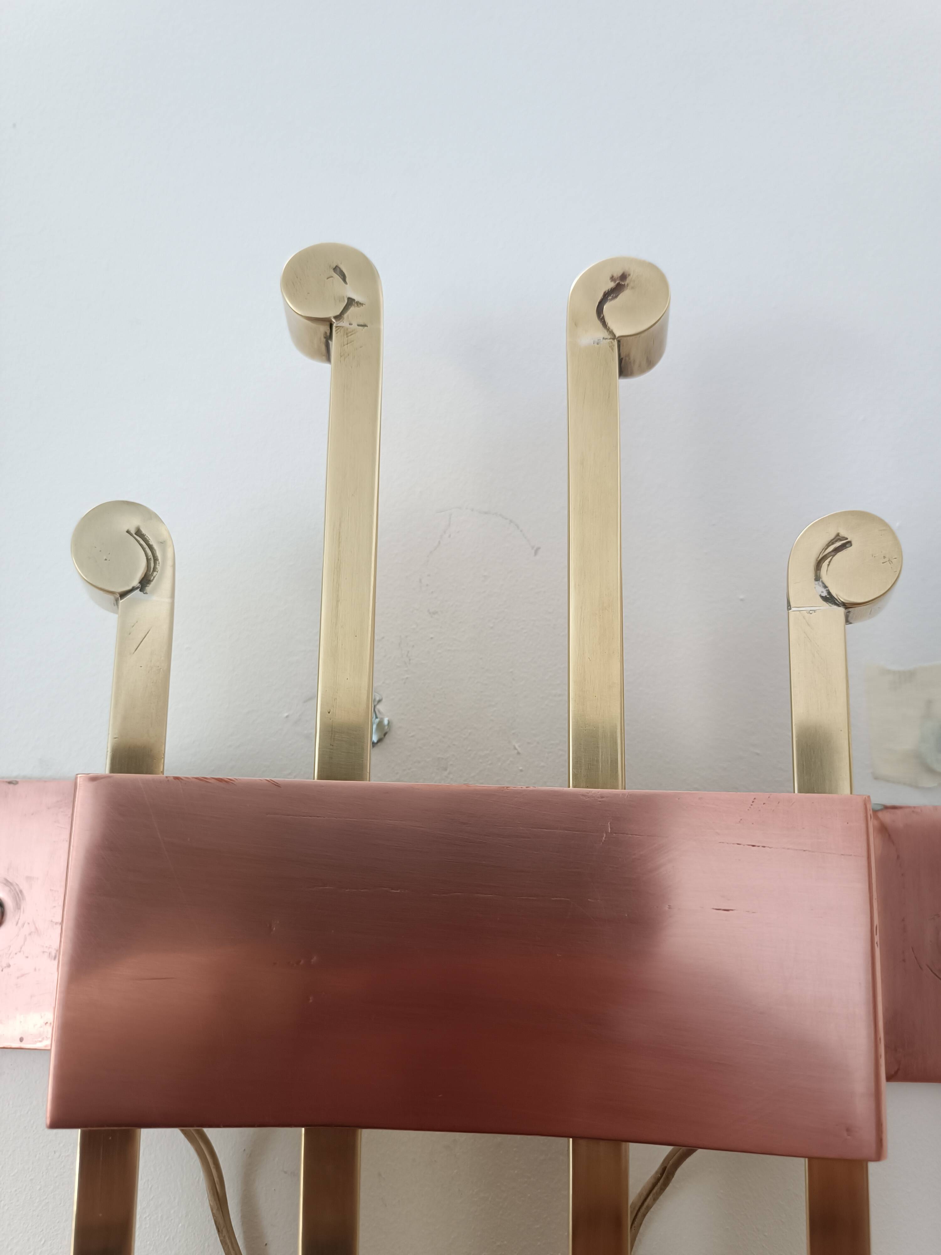 Importante applique style Arlus Lunel 1960s