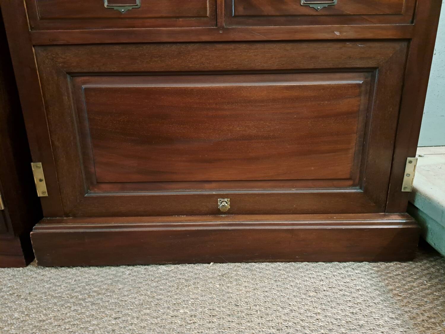 Meuble de notaire à clapets en acajou