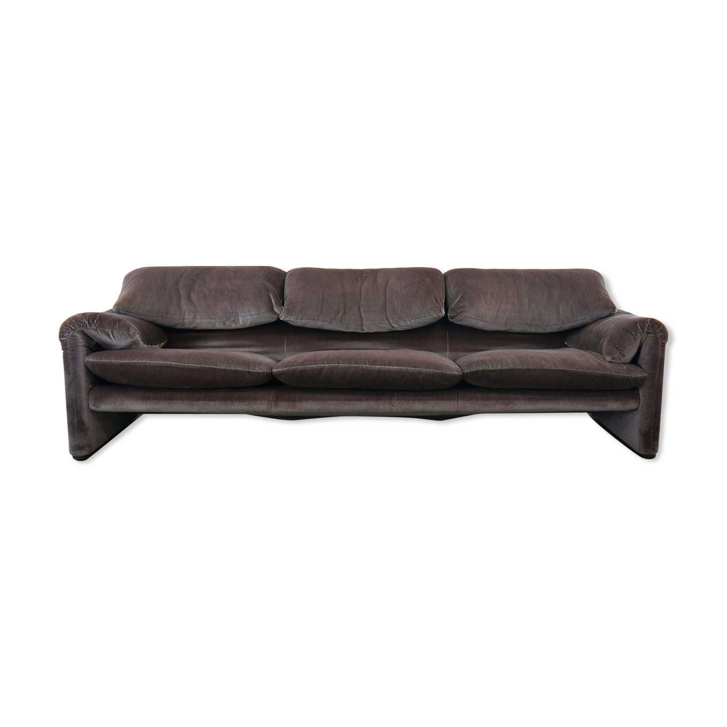 Maralunga 3-seat sofa by Vico Magistretti for Cassina, Italy