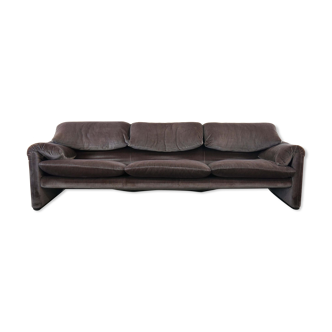Maralunga 3-seat sofa by Vico Magistretti for Cassina, Italy
