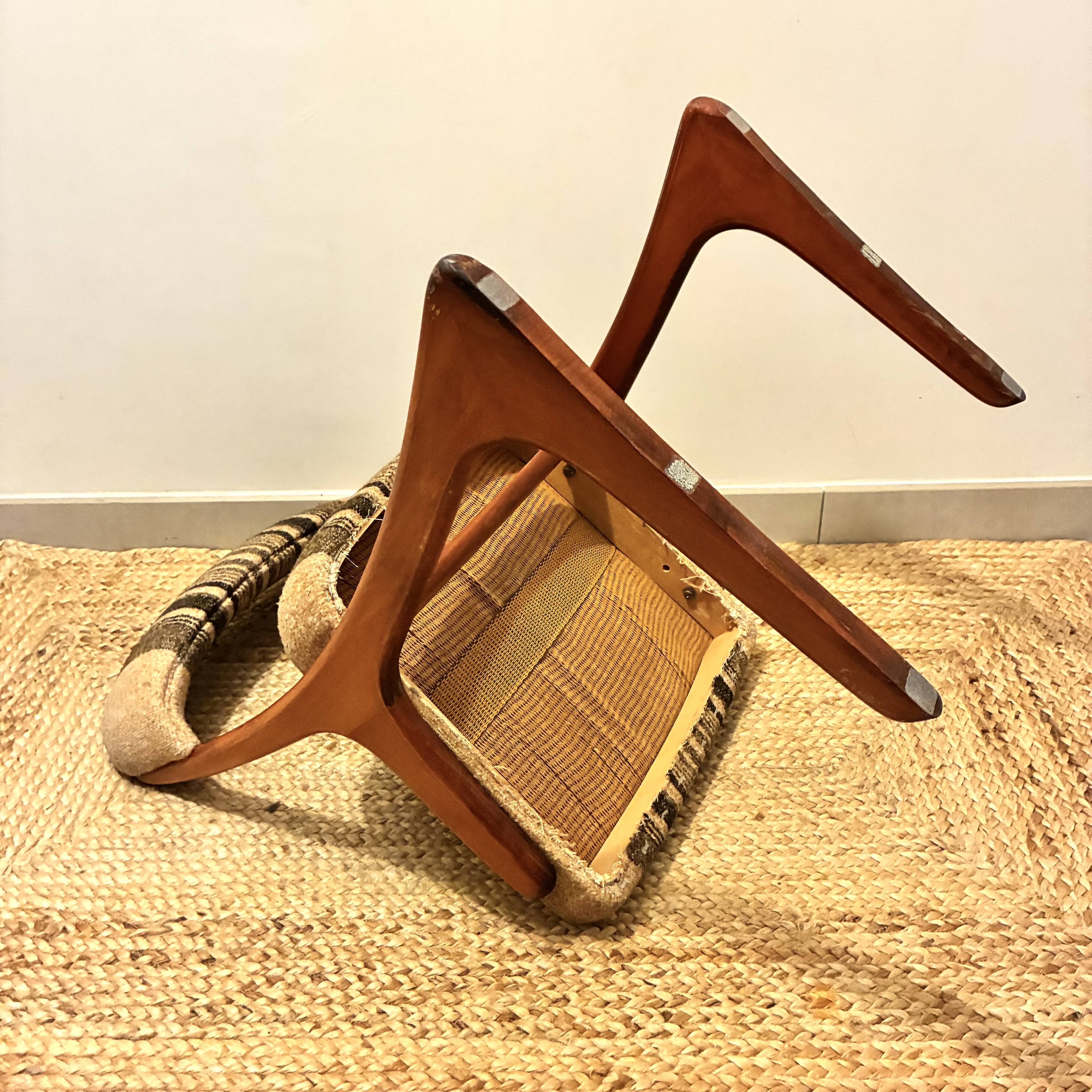 Pair of Baumann chairs model Kangourou – 1950s/60s – vintage