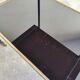 Dessert bar metal black and gold glass black 50s