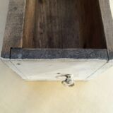 old wooden workshop drawer