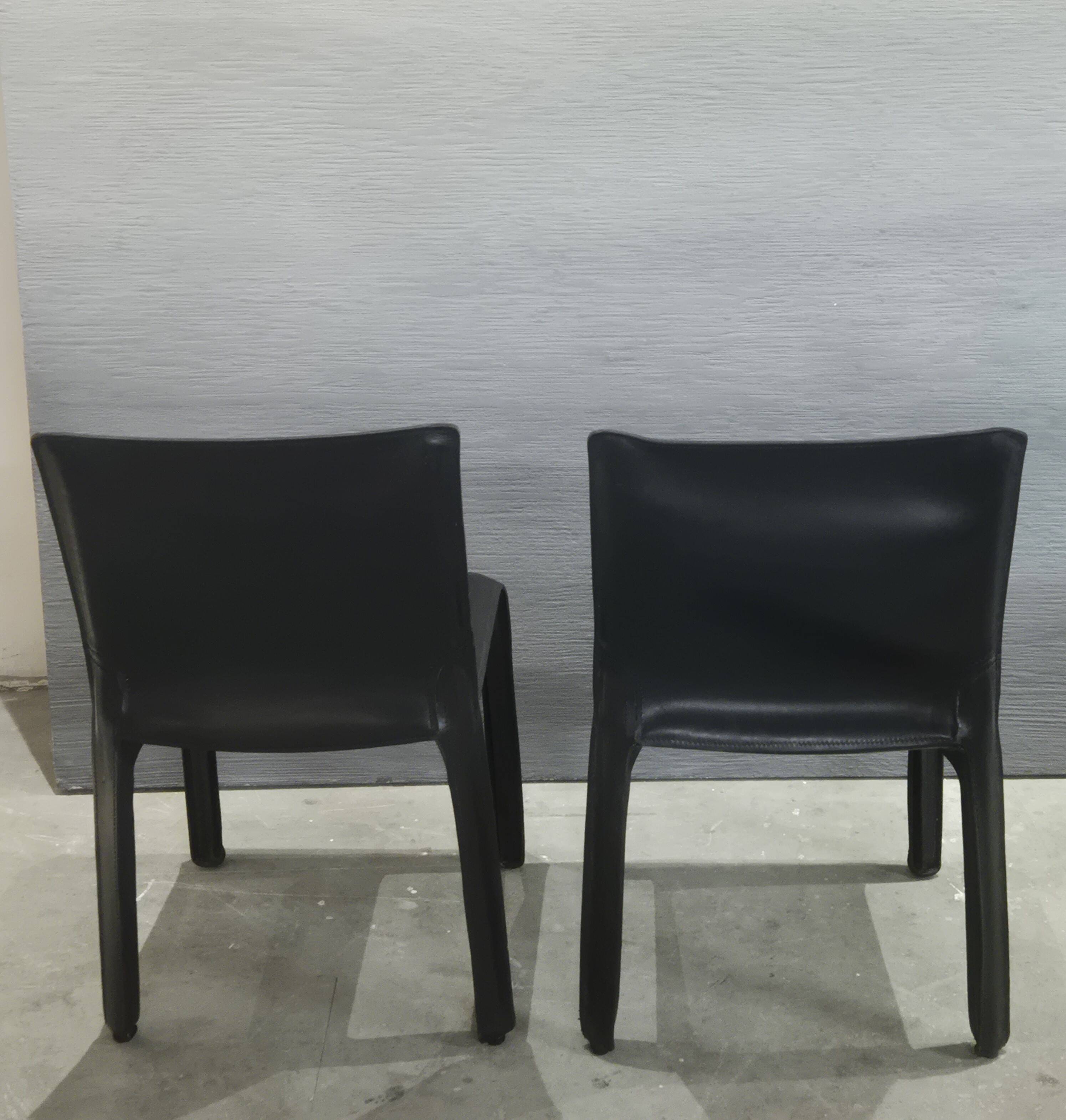 CAB 412 chairs by Mario Bellini for Cassina