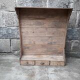 Rustic wall shelf