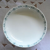 Compotier en terre de fer porcelaine opaque de Gien