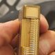 Gold-plated lighter (20µ guilloché) ST DUPONT Paris 1980.