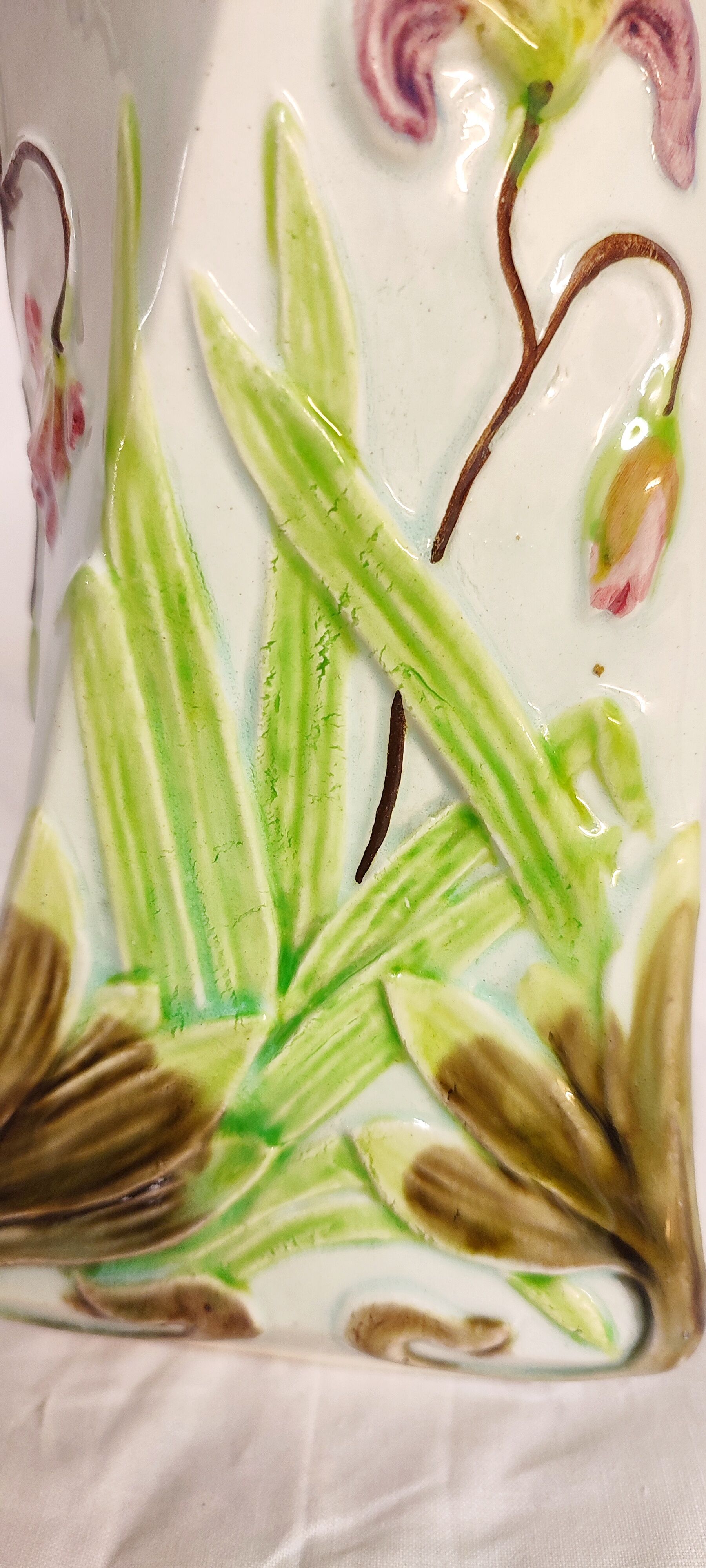 Vase en céramique « art nouveau », espagne, années 1930