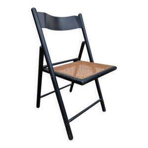 Chaise pliante cannée