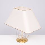 Crystal Ball Table lamp Hollywood Regency Germany 1970s