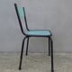 6 chaises en formica vert mint design vintage