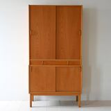 Scandinavian teak cabinet by Bodafors with sliding doors