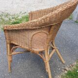 Rattan armchair