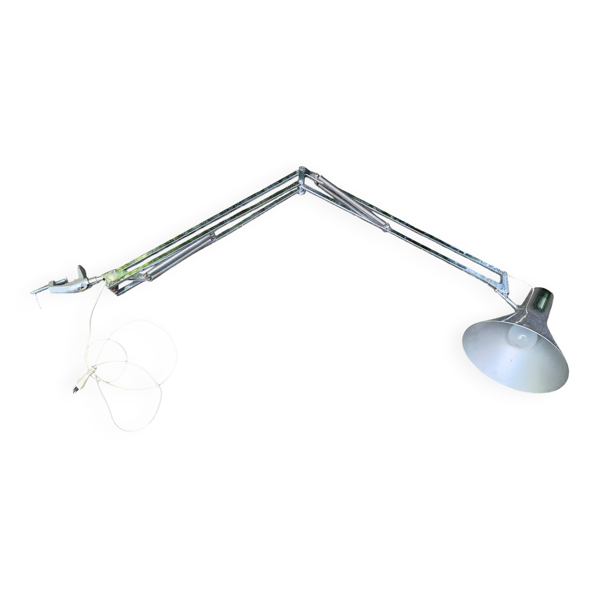 LUXO Jac Jacobsen EO 1961 chrome articulated lamp