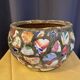 Ancien cache pot mosaique style picassiette annees 60