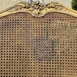 Sofa canage bench - gilded wood Louis XV style