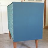 Blue vintage dresser