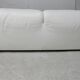 Maralunga sofa by Vico Magistretti, Cassina, white leather, Italy, circa 1970