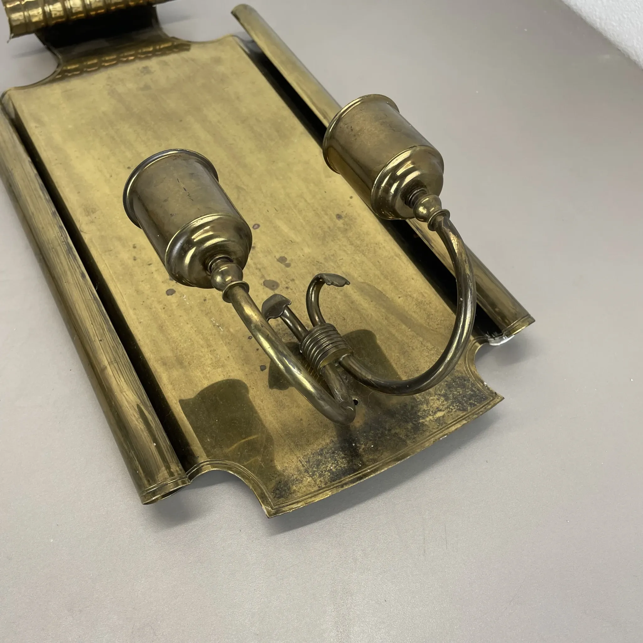 Unique Large Wall Light Object in the Style of Gio Ponti (60 cm), Italy, 1950s