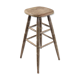 Large solid wood bar stool