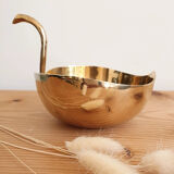 Empty brass apple pocket