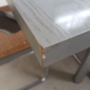 6 Vintage late mid century Marcel Breuer cesca  chairs & a dining table by habitat