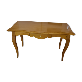 Light wood desk