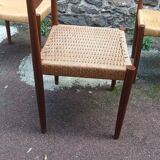 4 Danish chairs by Poul Volther for Frem Rolje, 1960s.