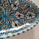 Moroccan glazed ceramic dish, Safi craftsmanship style