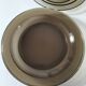 6 flat plates Arcoroc in smoked glass Smoke Brown