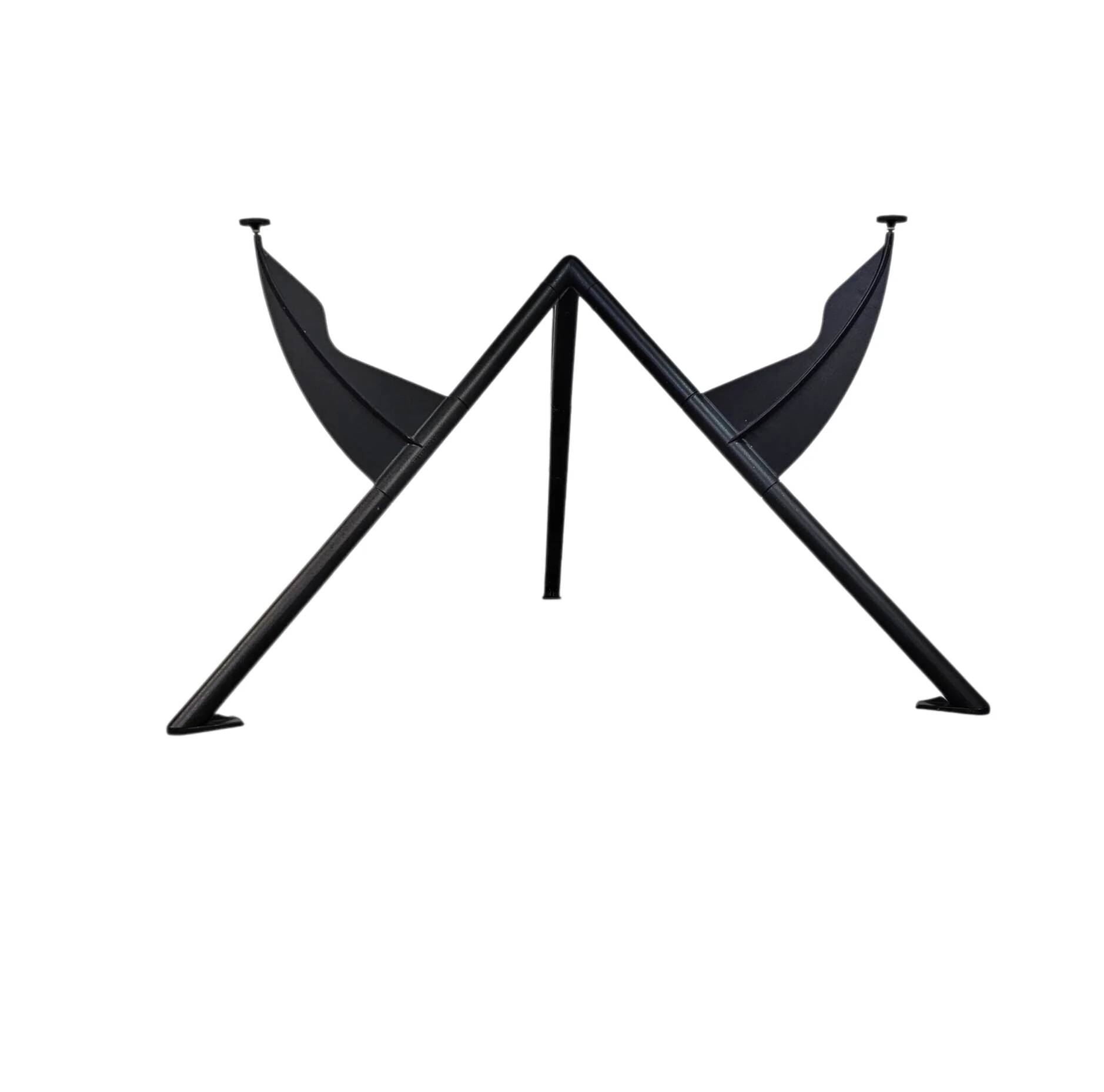 Philippe Starck / 1984 for François Mitterrand's private office / President M / black dining table frame / Baleri