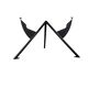 Philippe Starck / 1984 for François Mitterrand's private office / President M / black dining table frame / Baleri