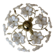 Ceiling chandelier with flowers