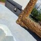 Miroir de Cheminée 19 éme en Bois et Stuk Doré
