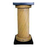 Colonne en rotin vintage