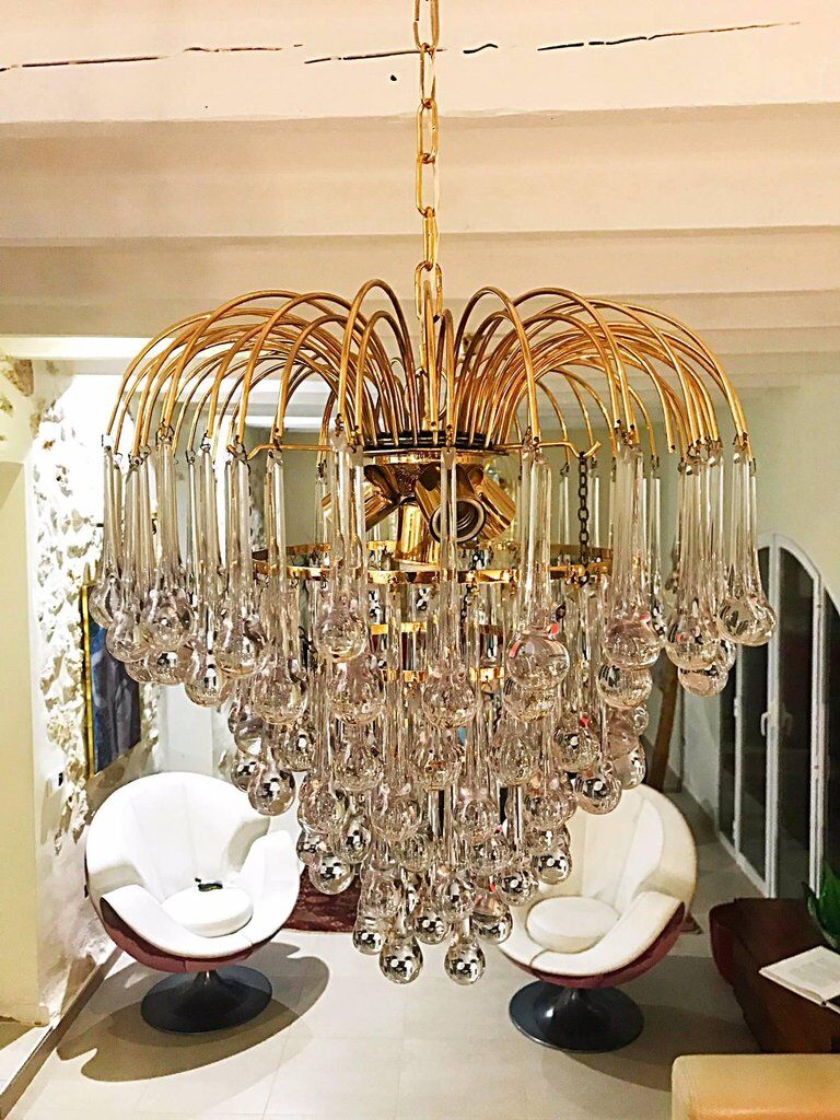 Chandelier Paolo Venini Drops